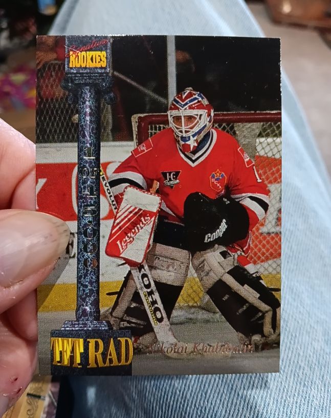 1994 Signature Rookies Tetrad # Nikolai Khabibulin — front