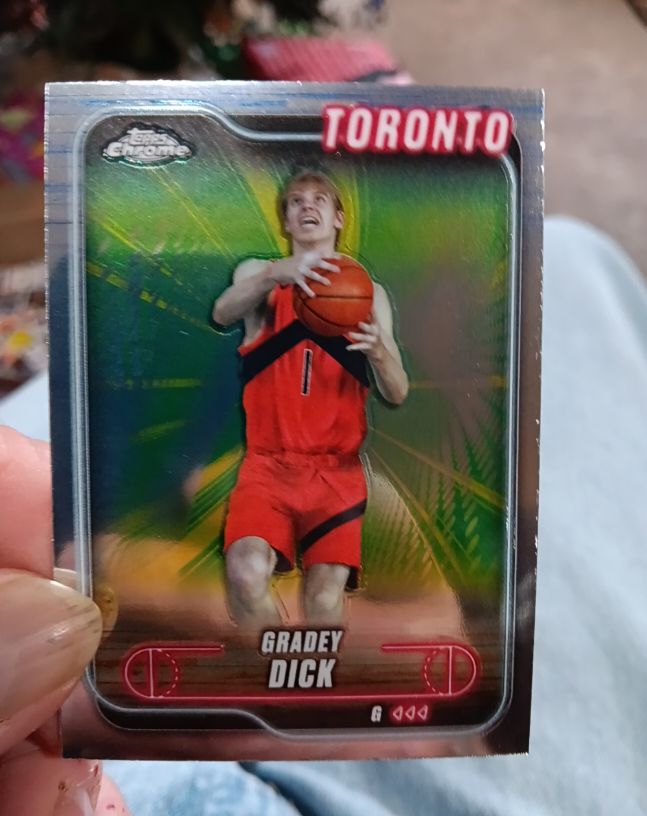 2024-25 Topps Chrome #92 Gradey Dick — front