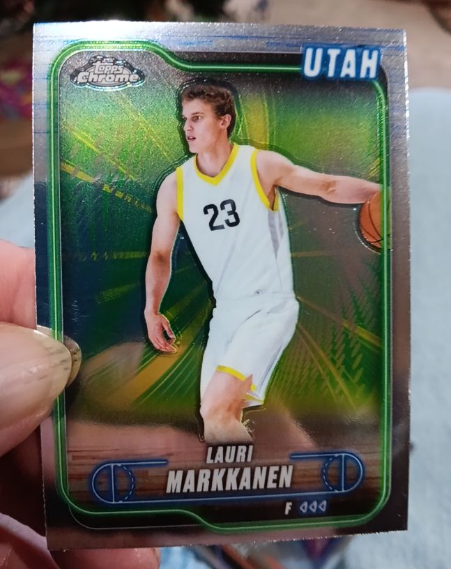 2024-25 Topps Chrome #37 Lauri Markkanen — front