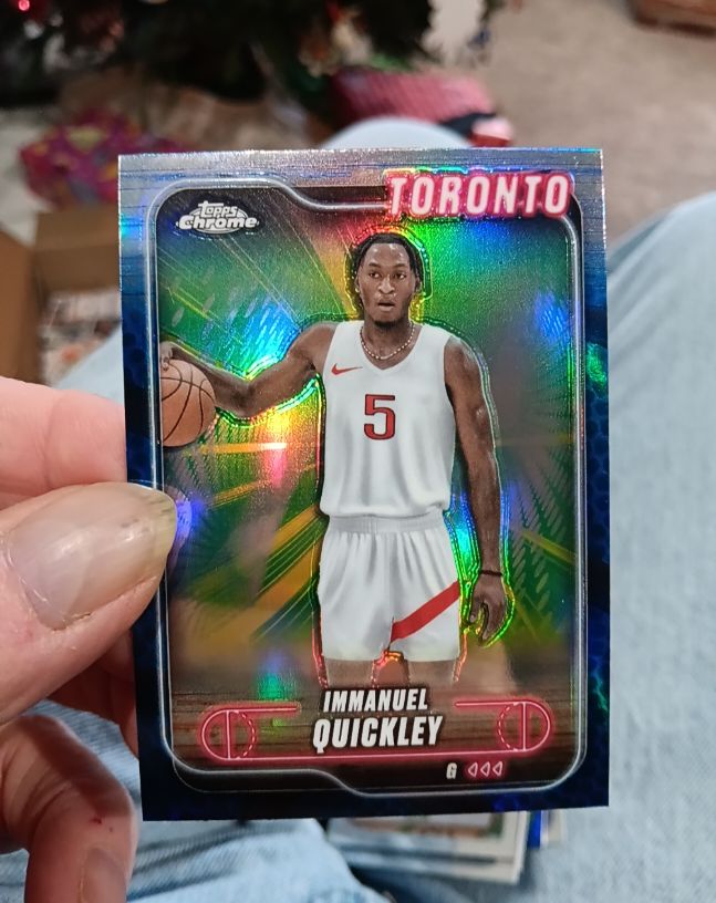2024-25 Topps Chrome #57 Immanuel Quickley — front