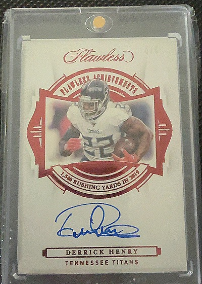 2020 Panini Flawless Achievements #FA-DHE Derrick Henry — front