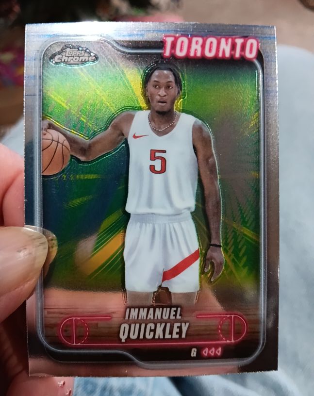 2024-25 Topps Chrome #57 Immanuel Quickley — front