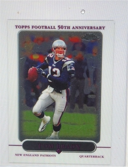 2005 Topps Chrome #46 Tom Brady — front