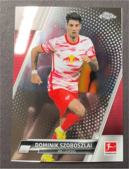 2021-22 Topps Chrome Bundesliga #61 Dominik Szoboszlai — front