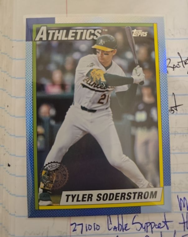 2025 Topps Update #U90-2 Tyler Soderstrom — front
