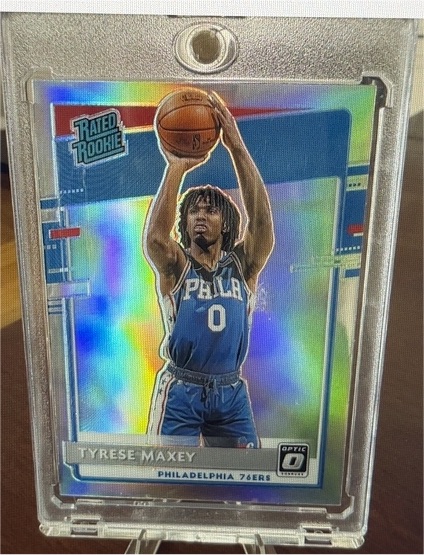 2020-21 Donruss Optic #171 Tyrese Maxey — front