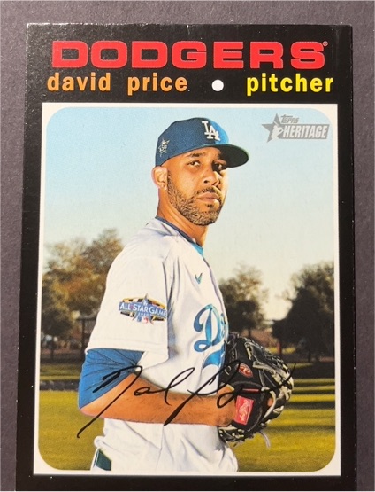 2020 Topps Heritage #565 David Price — front