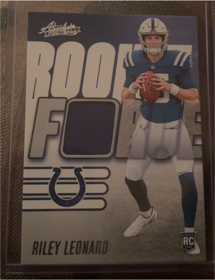 2025 Panini Absolute Rookie Force Patch #RF-RLD Riley Leonard — front