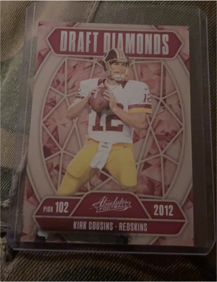 2012 Panini Absolute Draft Diamonds #102 Kirk Cousins — front