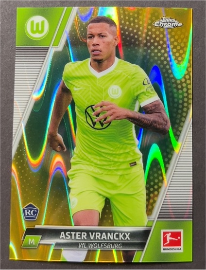 2021-22 Topps Chrome Bundesliga #99 Aster Vranckx — front