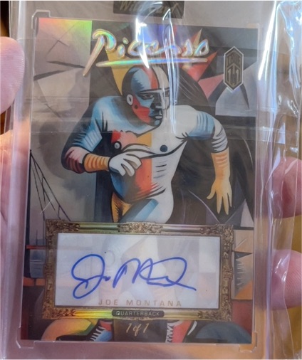 2025 Wild Card Picasso Joe Montana — front