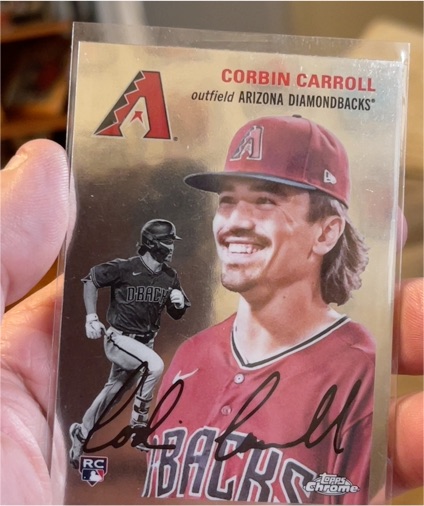 2023 Topps Chrome Platinum Anniversary #350 Corbin Carroll — front