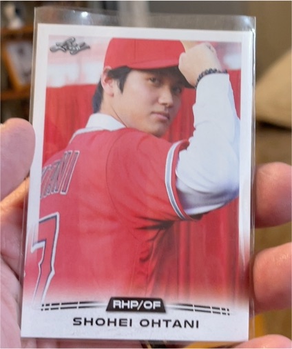 2018 Leaf #02 Shohei Ohtani Rookie Card — front
