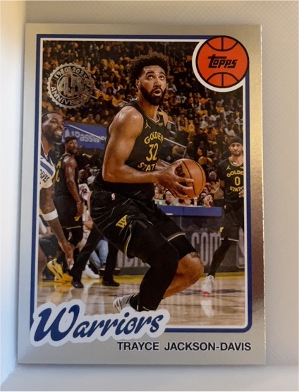 2025-26 Topps 45th Anniversary #80BK-22 Trayce Jackson-Davis — front