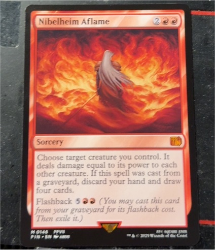 2025 Final Fantasy #146 Nibelheim Aflame — front