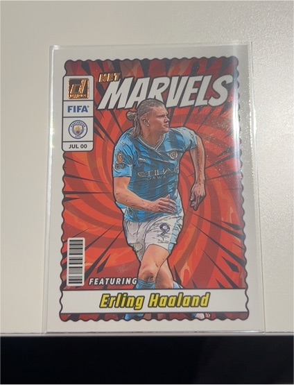 2023-24 Panini Donruss #11 Erling Haaland Net Marvels — front