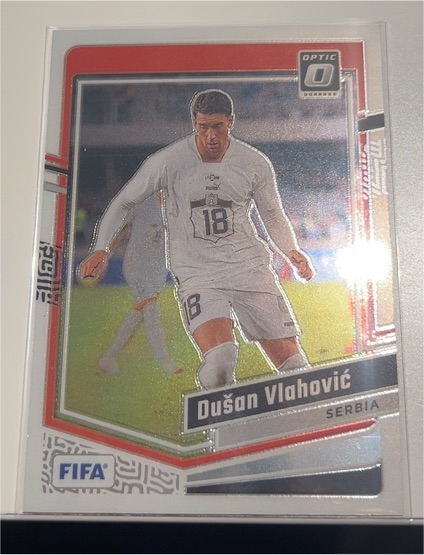 2023-24 Panini Donruss Optic #48 Dušan Vlahović — front
