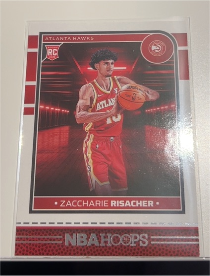 2024-25 Panini NBA Hoops #231 Zaccharie Risacher — front