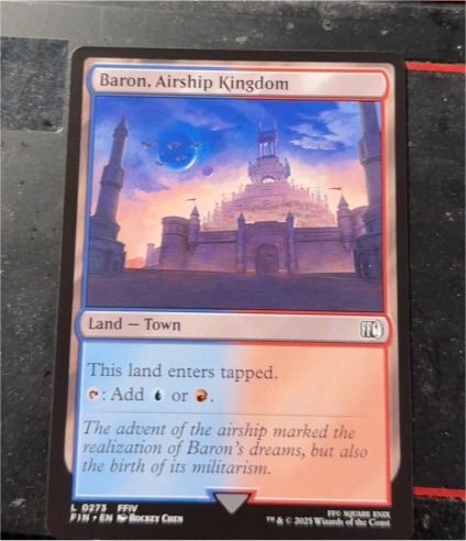 2025 Magic: The Gathering Final Fantasy #273 Baron, Airship Kingdom — front