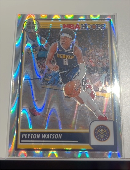 2023-24 Panini NBA Hoops Premium Stock #266 Peyton Watson — front