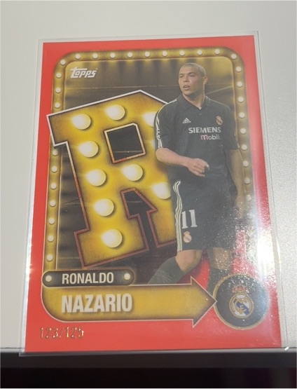 2023 Topps Ronaldo Nazario #123 Real Madrid — front