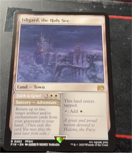 2023 Magic: The Gathering #283 Ishgard, the Holy See — front