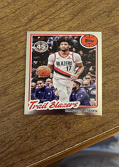 2025-26 Topps 1980-81 Topps Basketball #80BK-35 Shaedon Sharpe — back