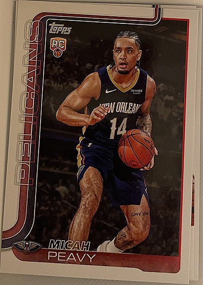 2025-26 Topps #241 Micah Peavy — front