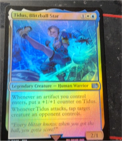 Magic: The Gathering Final Fantasy #246 Tidus, Blitzball Star — front
