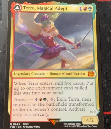 2025 Magic: The Gathering #245 Terra, Magical Adept — front
