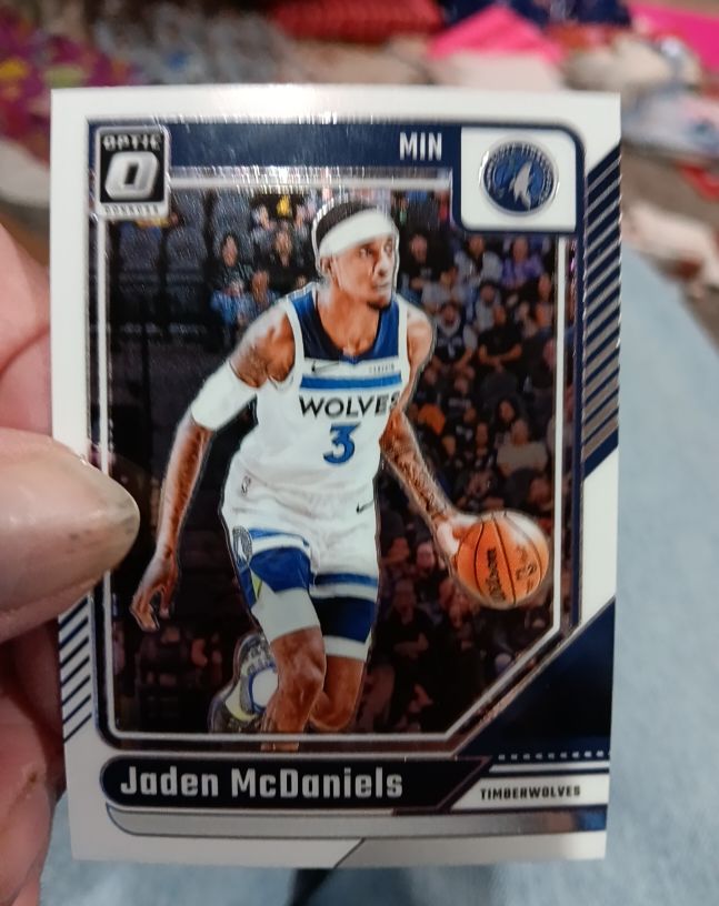 2024-25 Panini Donruss Optic #40 Jaden McDaniels — front