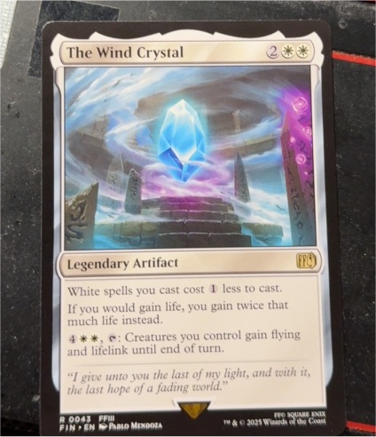 2023 Magic: The Gathering Final Fantasy #43 The Wind Crystal — front