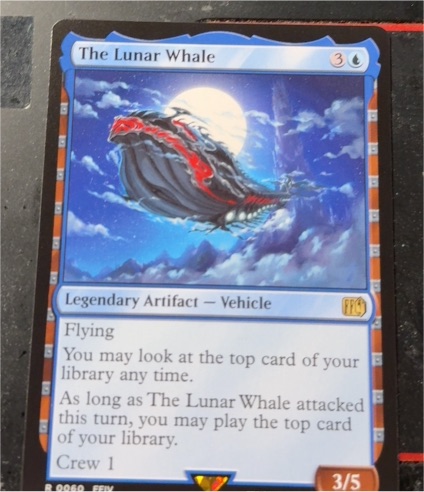 Magic: The Gathering Final Fantasy #60 The Lunar Whale — front