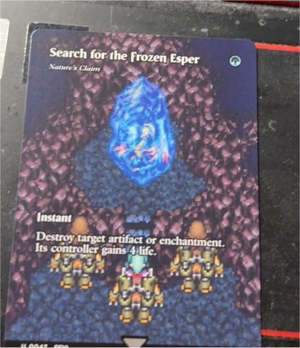 2022 Magic: The Gathering Final Fantasy #47 Search for the Frozen Esper — front