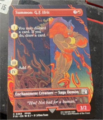 2023 Final Fantasy #0369 Summon: G.F. Ifrit — front