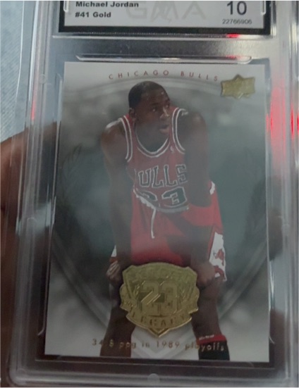 2009-10 Upper Deck Michael Jordan Legacy Collection Gold #41 Michael Jordan — front