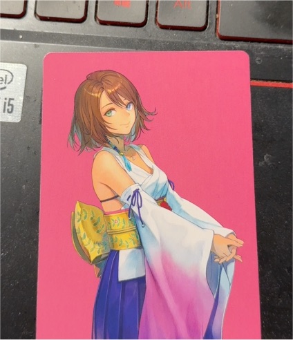 Magic The Gathering Final Fantasy Art Series #48 Yuna, Hope of Spira — front