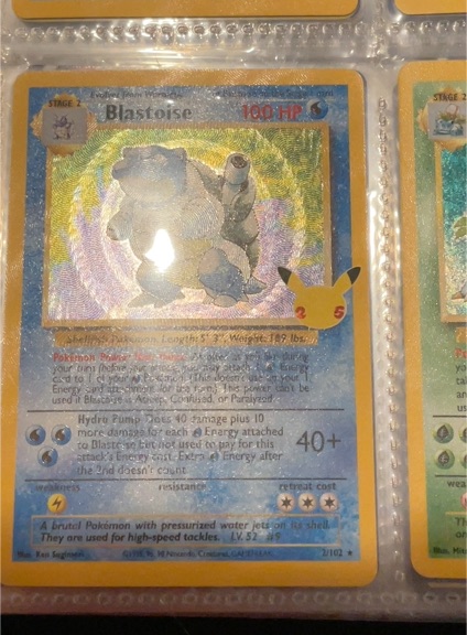 2021 Pokemon Celebrations #2 Blastoise — front