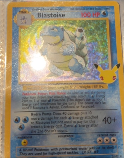 2021 Pokémon TCG Celebrations Classic Collection #2 Blastoise — front