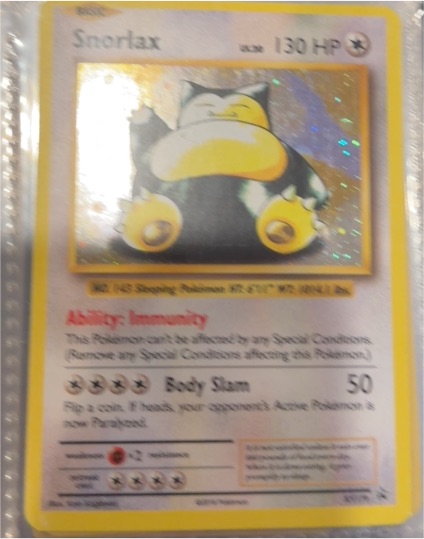 2016 Pokémon XY Promo #XY179 Snorlax — front