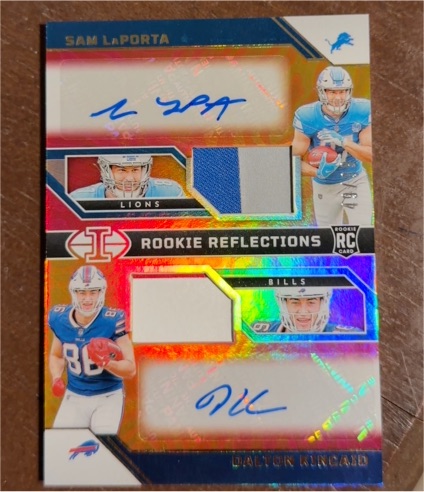 2023 Panini Illusions Rookie Reflections #Sam LaPorta / Dalton Kincaid — front