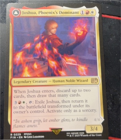2025 Final Fantasy #229 Joshua, Phoenix's Dominant — front