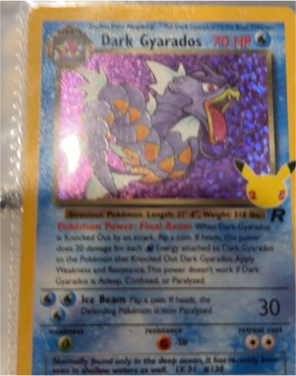 2021 Pokemon TCG Celebrations Classic Collection #8 Dark Gyarados — front