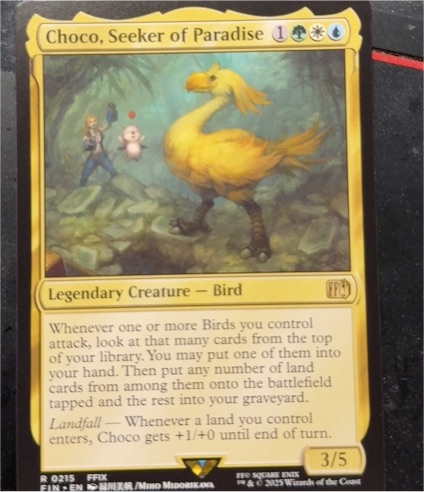2025 Final Fantasy #215 Choco, Seeker of Paradise — front