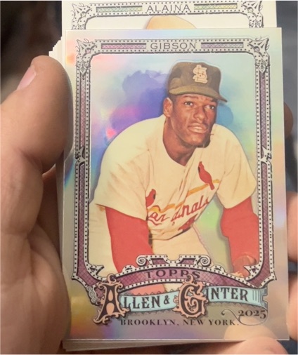 2025 Topps Allen & Ginter #61 Bob Gibson — front