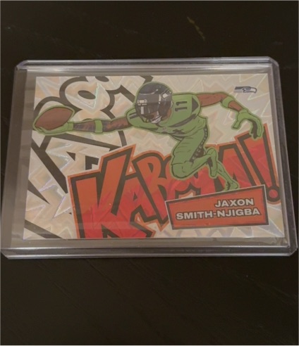 2025 Panini Absolute #27 Jaxon Smith-Njigba Kaboom! Horizontal — front