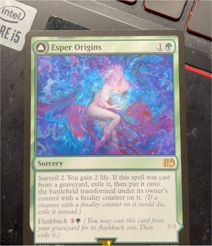 2019 Magic: The Gathering #185 Esper Origins — front