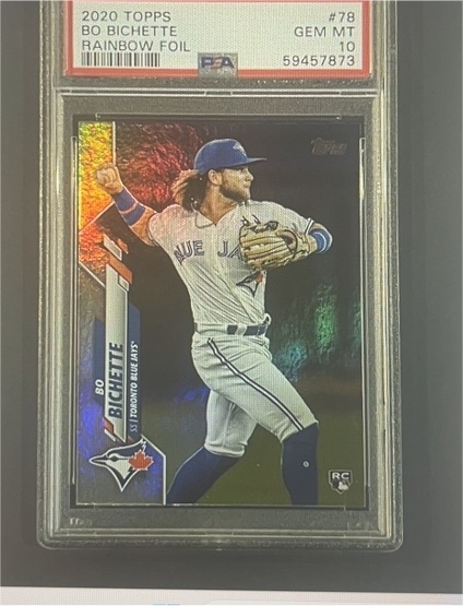 2020 Topps #78 Bo Bichette Rainbow Foil — front