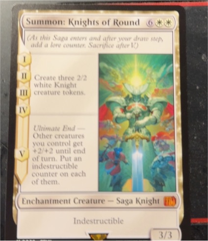 Magic: The Gathering Summon: Knights of Round #36 — front