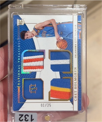 2022-23 Panini National Treasures #1 Chet Holmgren — front